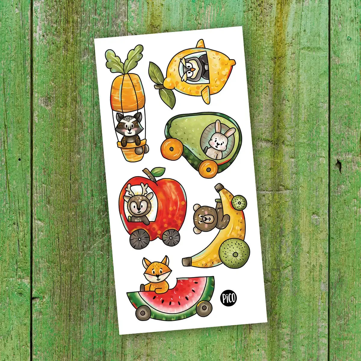 Tatouages - Les véhicules fruités