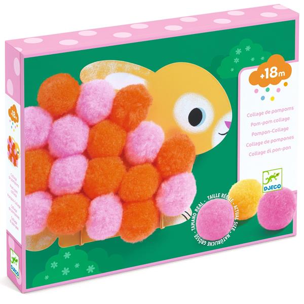 Animaux et ronds pompons