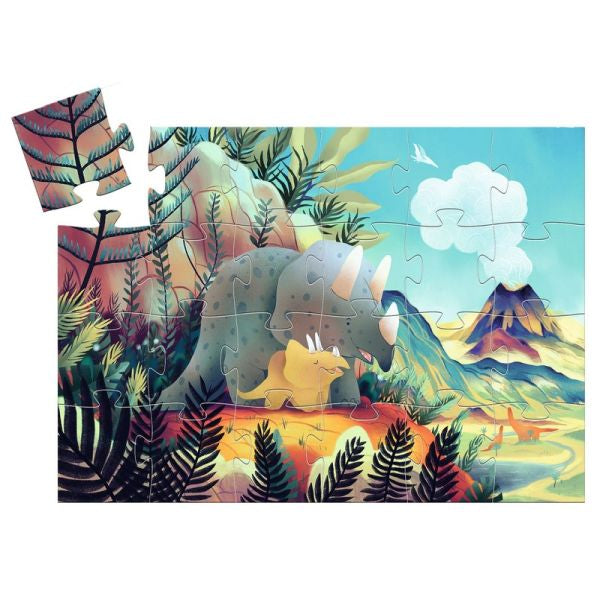 Puzzle silhouette  Théo le dino - 24 pcs