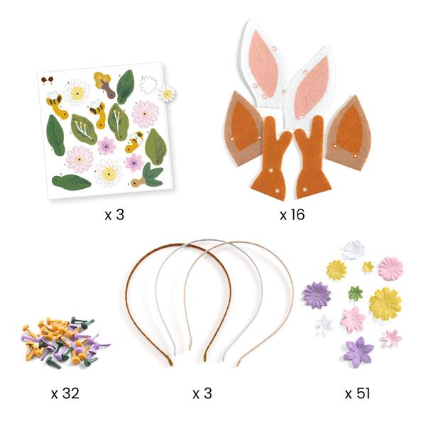 DIY  Serre-têtes - Flower friends