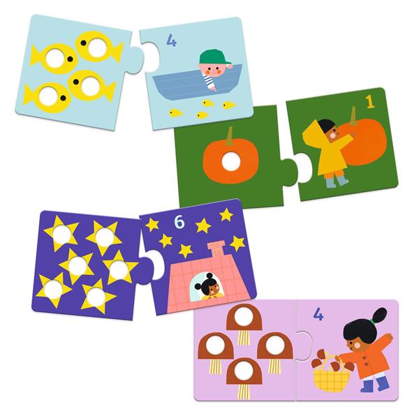 Puzzle duo - Premiers chiffres