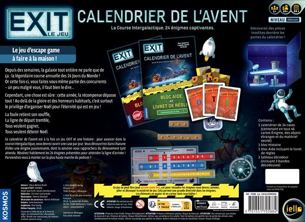 EXIT - Calendrier de l'Avent 2026 : Course Intergalactique (fr)