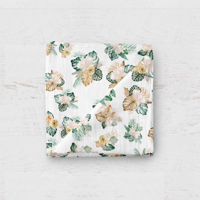 Mousseline - Magnolia blanche