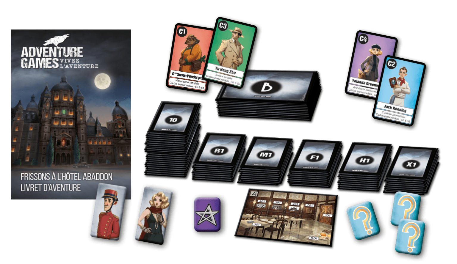 Adventure Games : Frissons à l'Hotel Abaddon (FR) - Mousse Café coop de solidarité