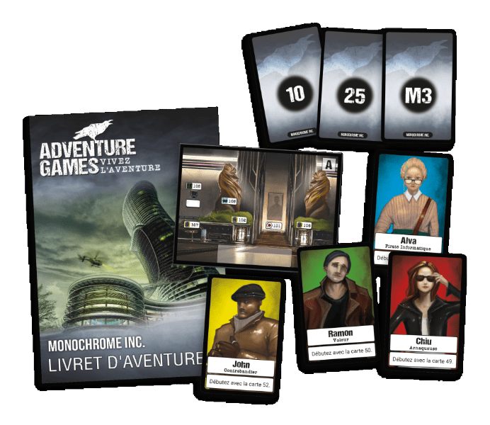 Adventure Games : Monochrome (FR) - Mousse Café coop de solidarité