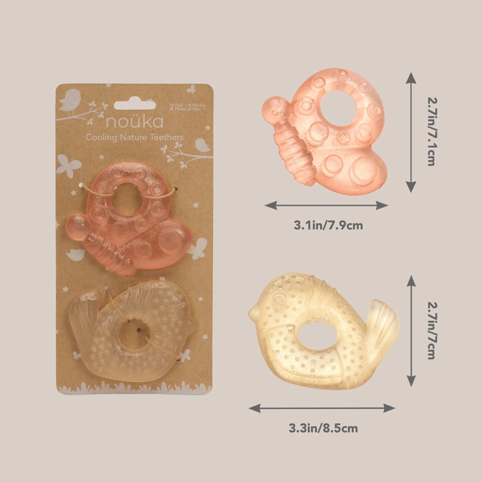 Anneau de dentition rafraîchissant noüka - Vol - Mousse Café coop de solidarité