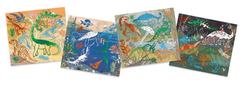 Artistic patch metal / Dinosaurus - Mousse Café coop de solidarité