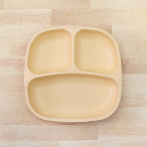 Assiette divisée en plastique recyclé Re - Play - Mousse Café coop de solidarité