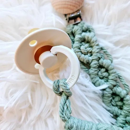 Attache-suce Macramé (sauges) - Mousse Café coop de solidarité