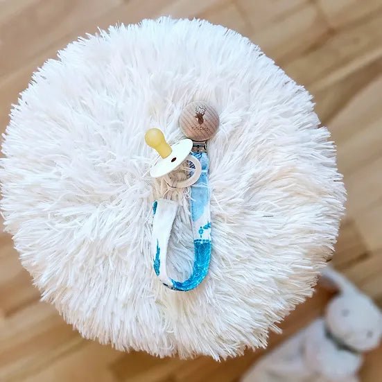 Attache-suce Plume et capteur bleu - Mousse Café coop de solidarité