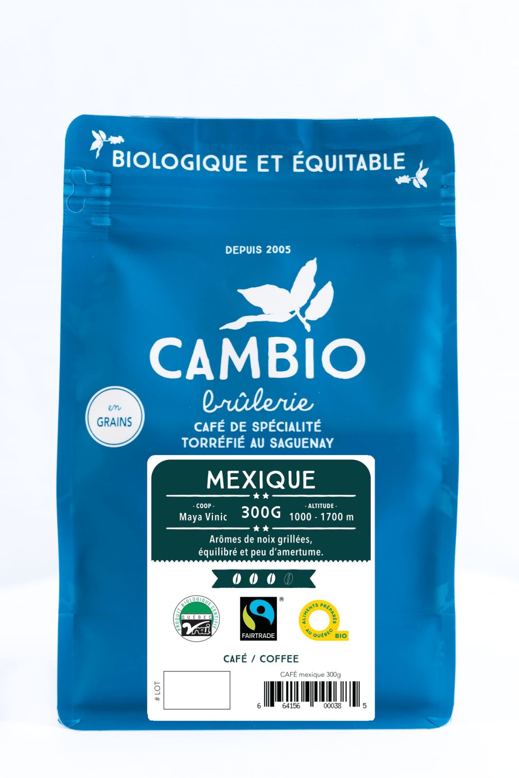 Café Cambio - Mexique - Mousse Café coop de solidarité