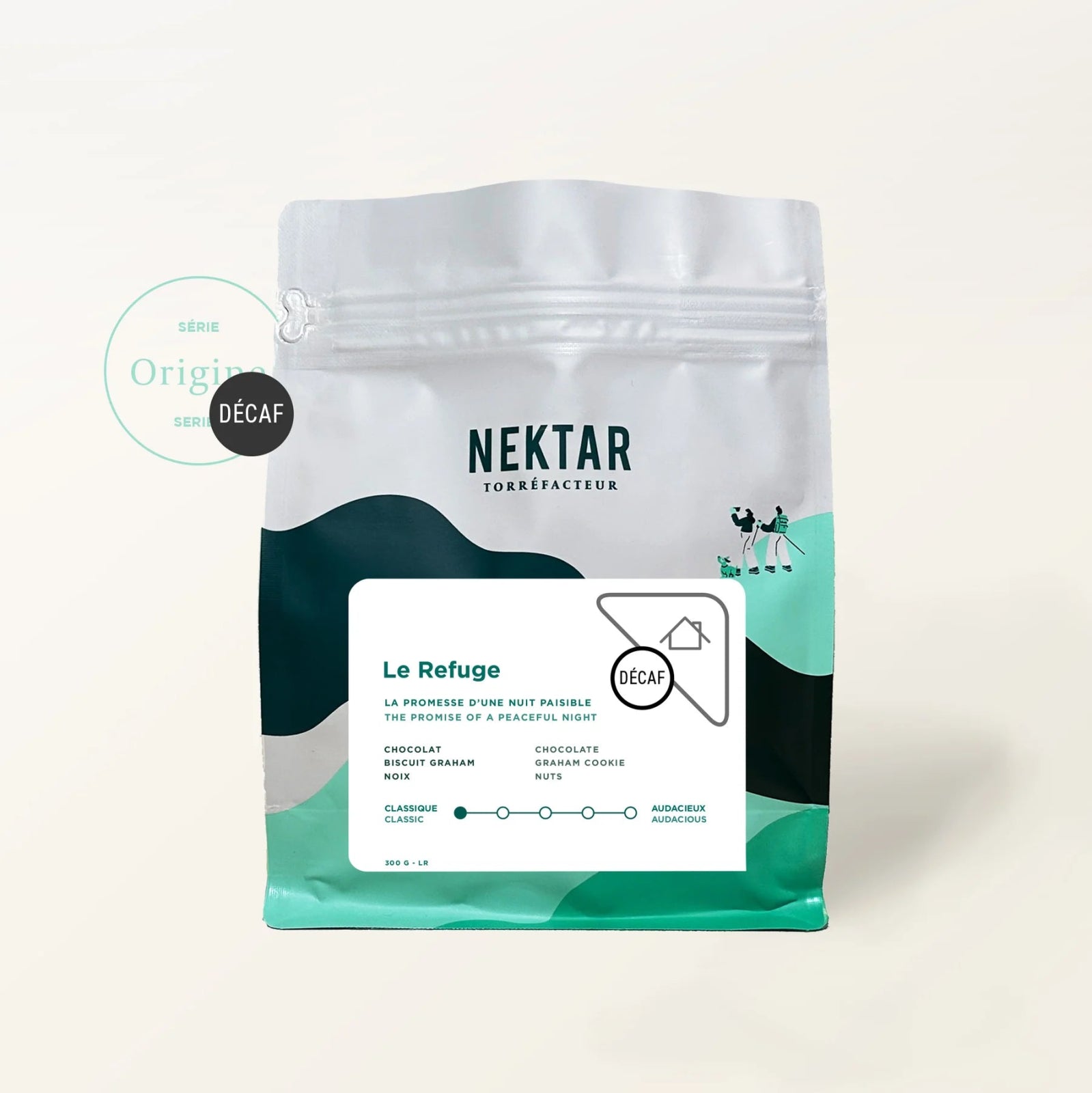 Café NEKTAR - LE REFUGE - DÉCAFÉINÉ - Mousse Café coop de solidarité