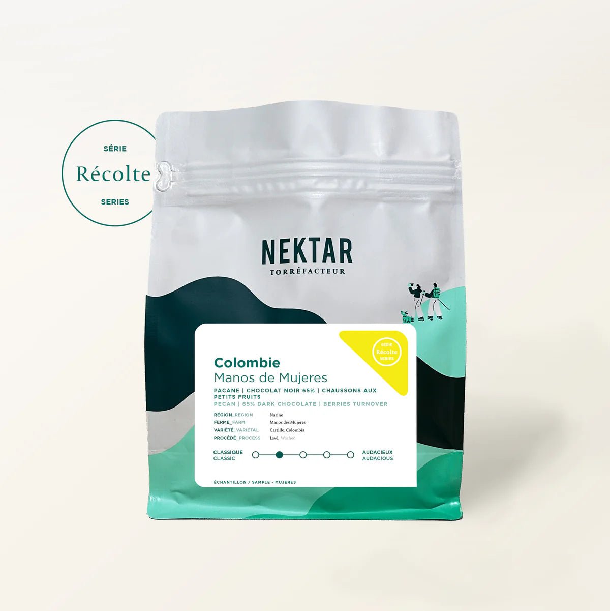 Café NEKTAR - MANOS DE MUJERES - COLOMBIE - Mousse Café coop de solidarité