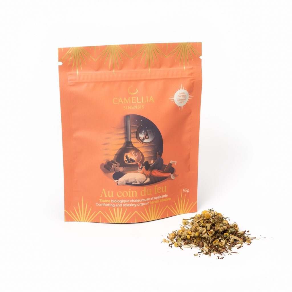 CAMELLIA SINENSIS - Au Coin du Feu biologique (sac de 55g) - Mousse Café coop de solidarité