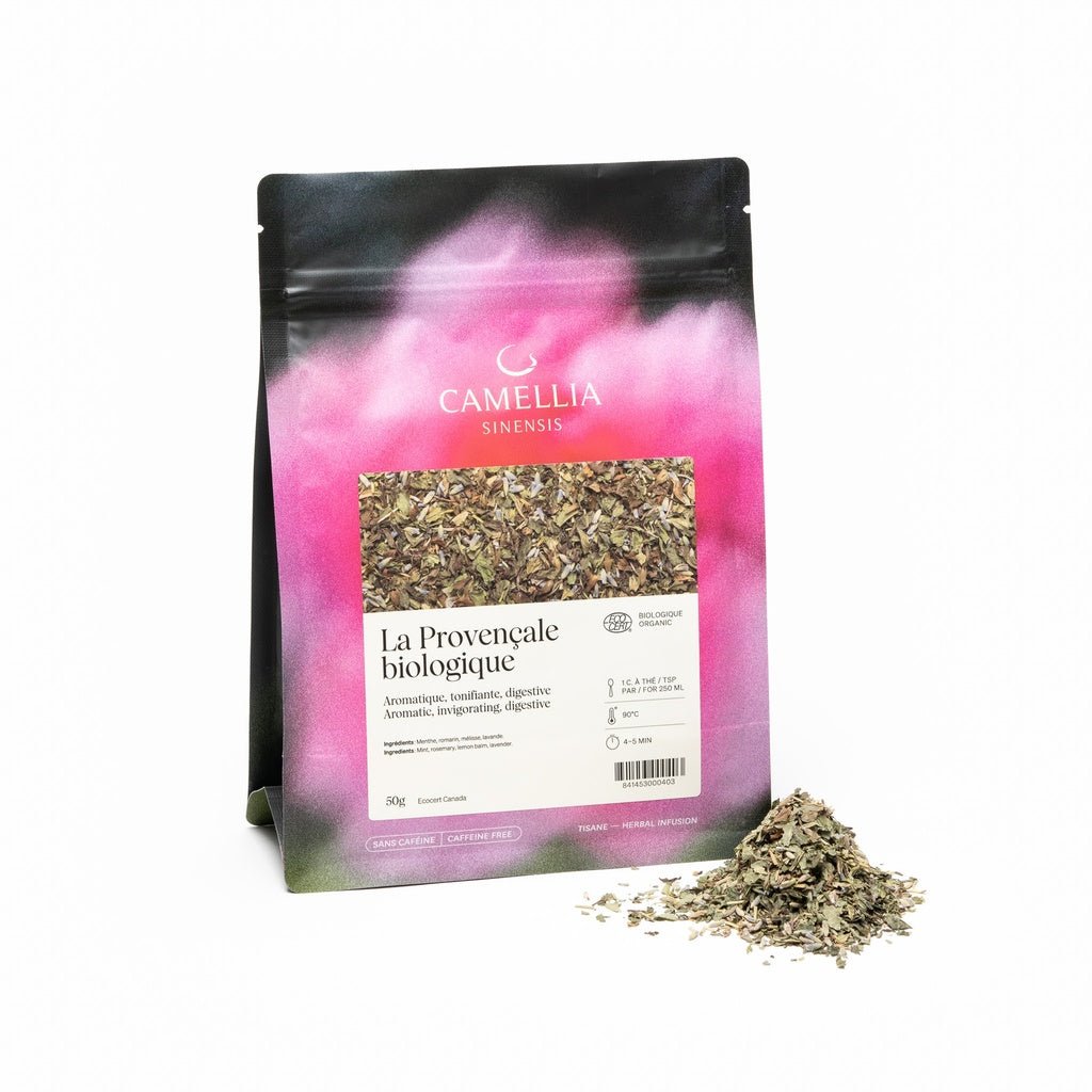 CAMELLIA SINENSIS - La Provençale biologique (sac de 50g) - Mousse Café coop de solidarité