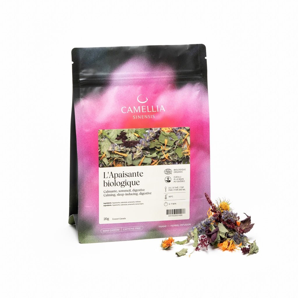 CAMELLIA SINENSIS - L'APAISANTE BIOLOGIQUE (20g) - Mousse Café coop de solidarité