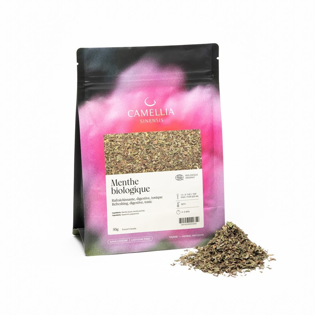 CAMELLIA SINENSIS - MENTHE BIOLOGIQUE (50G) - Mousse Café coop de solidarité