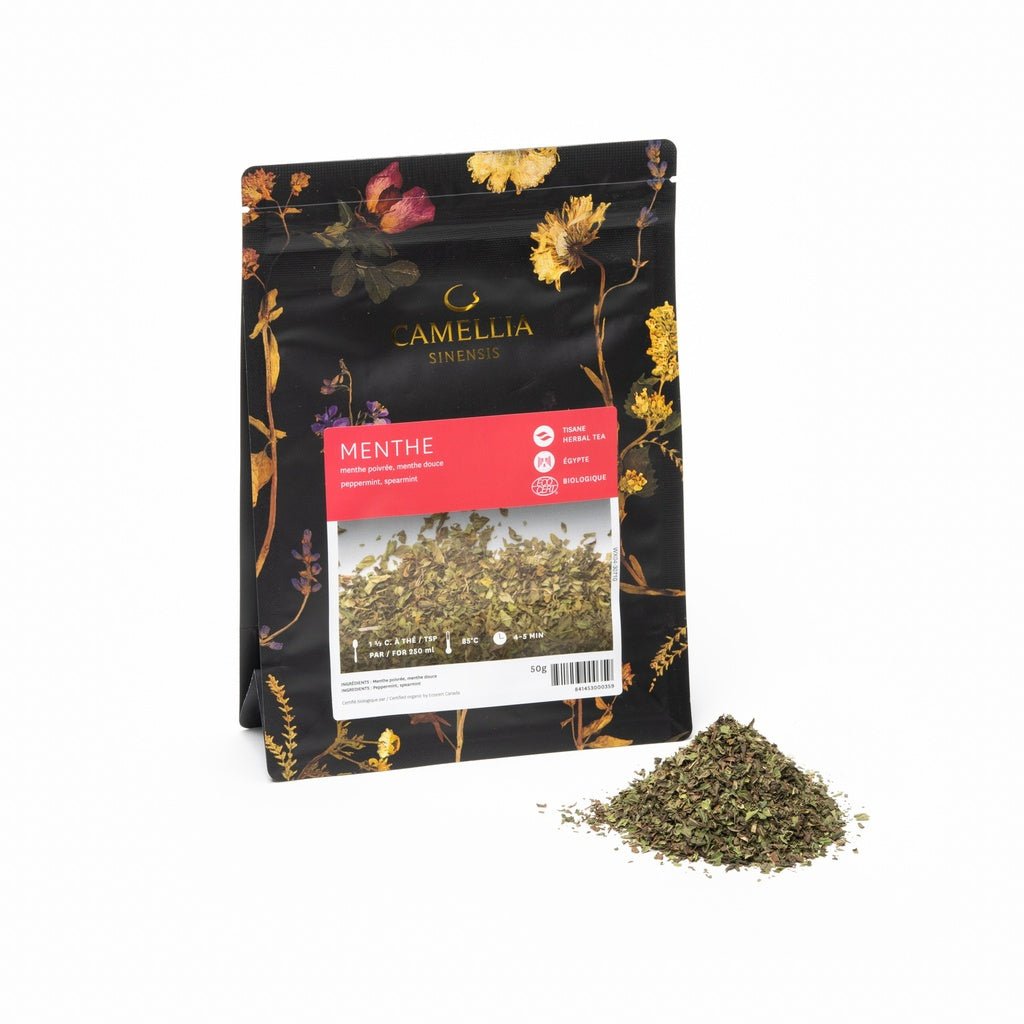 CAMELLIA SINENSIS - MENTHE BIOLOGIQUE (50G) - Mousse Café coop de solidarité