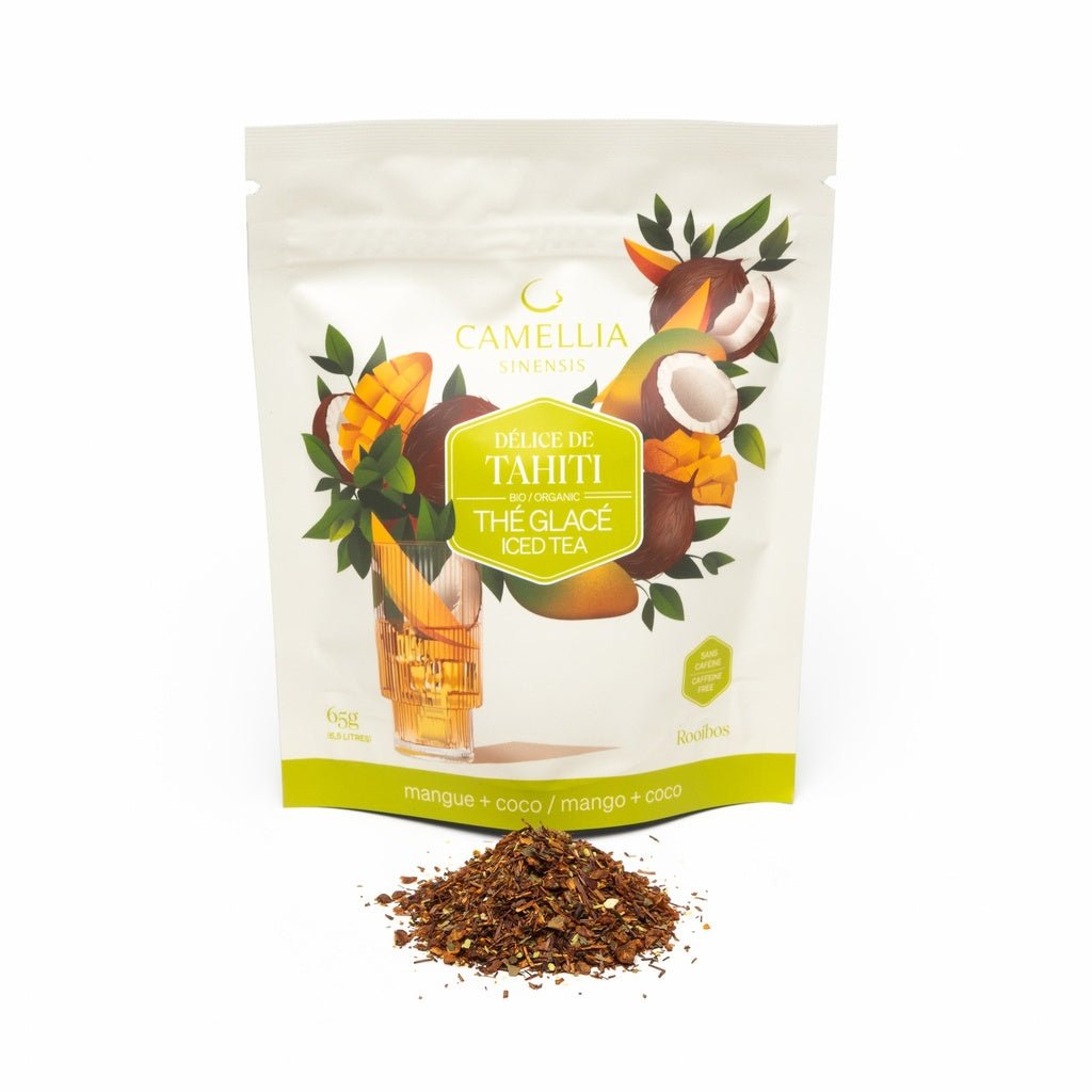 CAMELLIA SINENSIS - Thé glacé Délice de Tahiti biologique (65g) - Mousse Café coop de solidarité