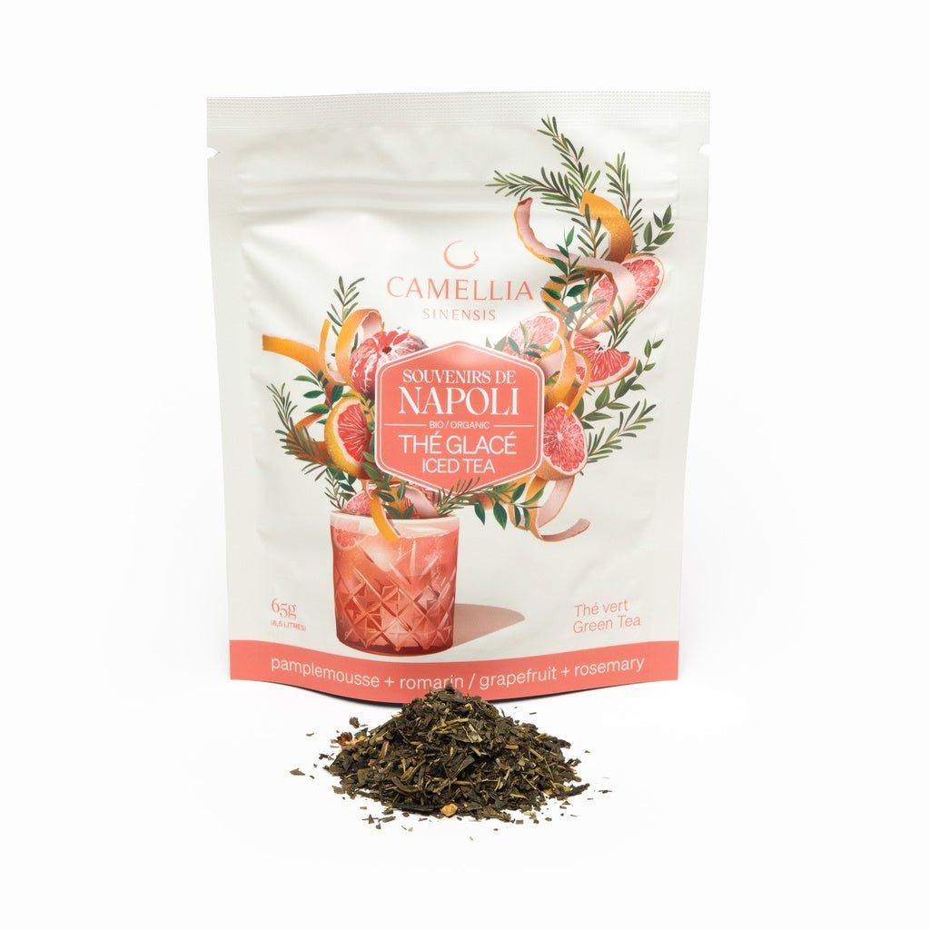 CAMÉLLIA SINENSIS - THÉ GLACÉ SOUVENIRS DE NAPOLI (65g) - Mousse Café coop de solidarité