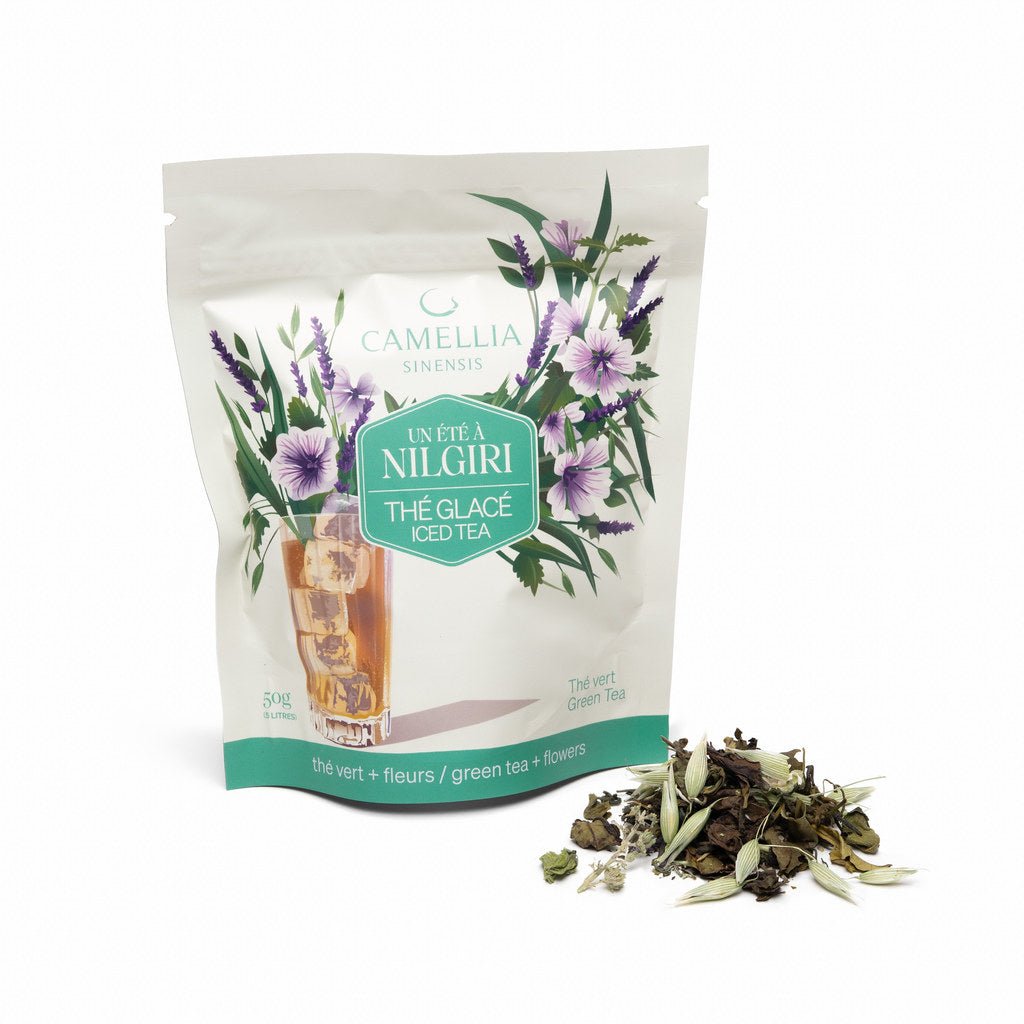 CAMÉLLIA SINENSIS - THÉ GLACÉ UN ÉTÉ À NILGIRI (65g) - Mousse Café coop de solidarité