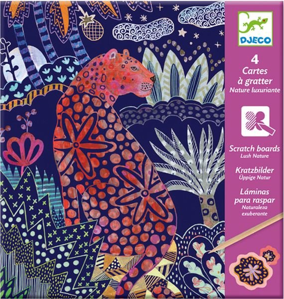 Cartes à gratter - Nature luxuriante - Mousse Café coop de solidarité