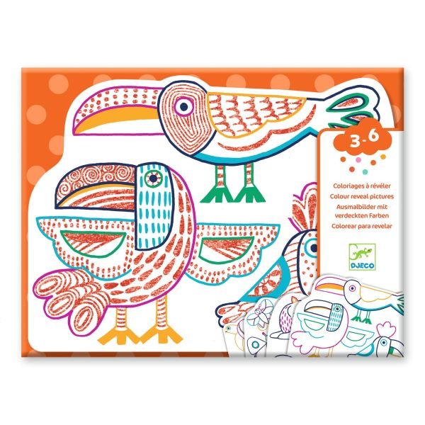 Coloriage - Familles sauvages - Mousse Café coop de solidarité