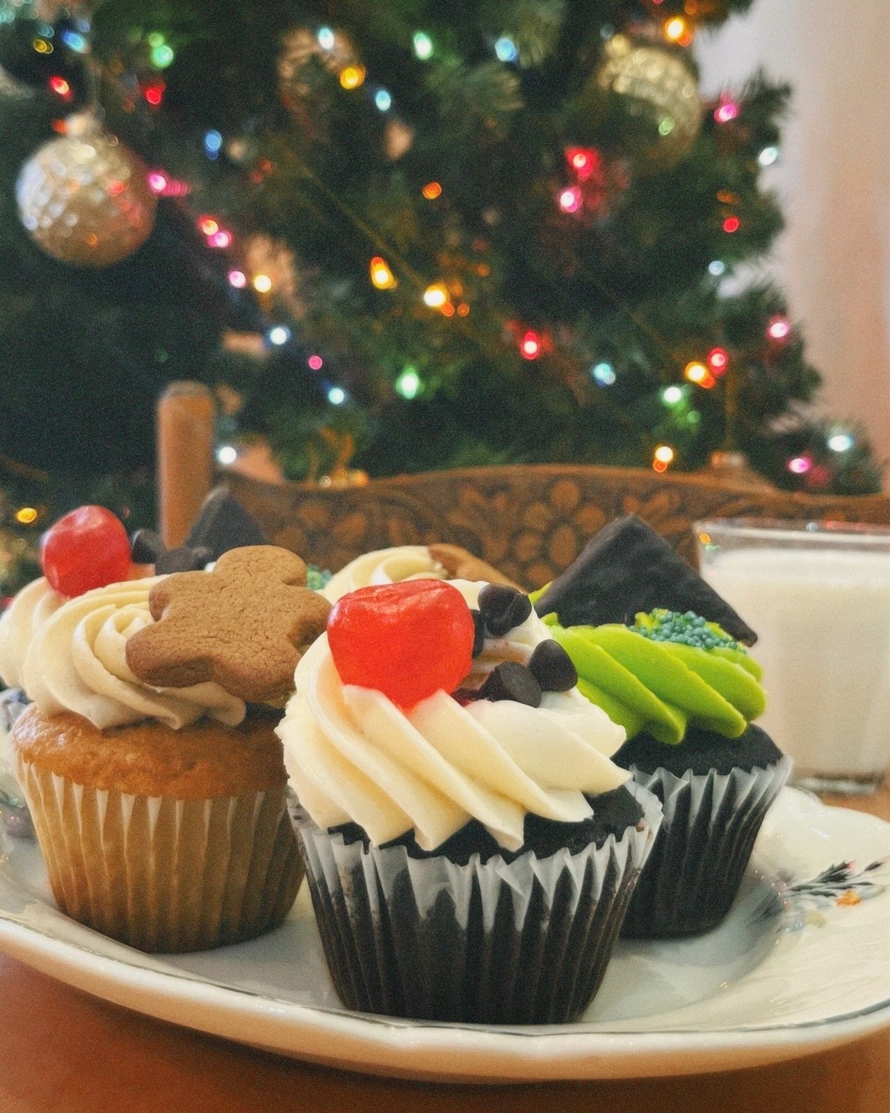 Cupcakes de Noël - Mousse Café coop de solidarité