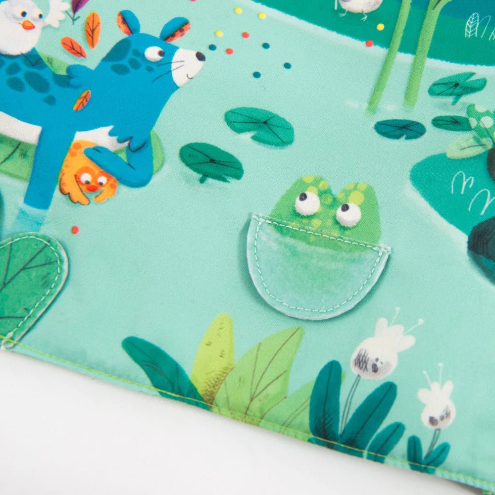 Dans la Jungle – Grand Livre d’Activités en Tissu - Mousse Café coop de solidarité