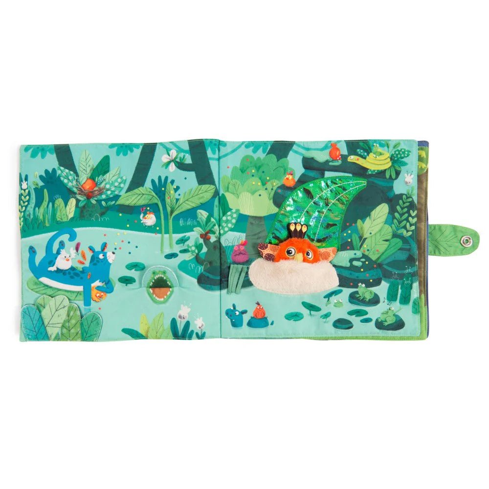 Dans la Jungle – Grand Livre d’Activités en Tissu - Mousse Café coop de solidarité