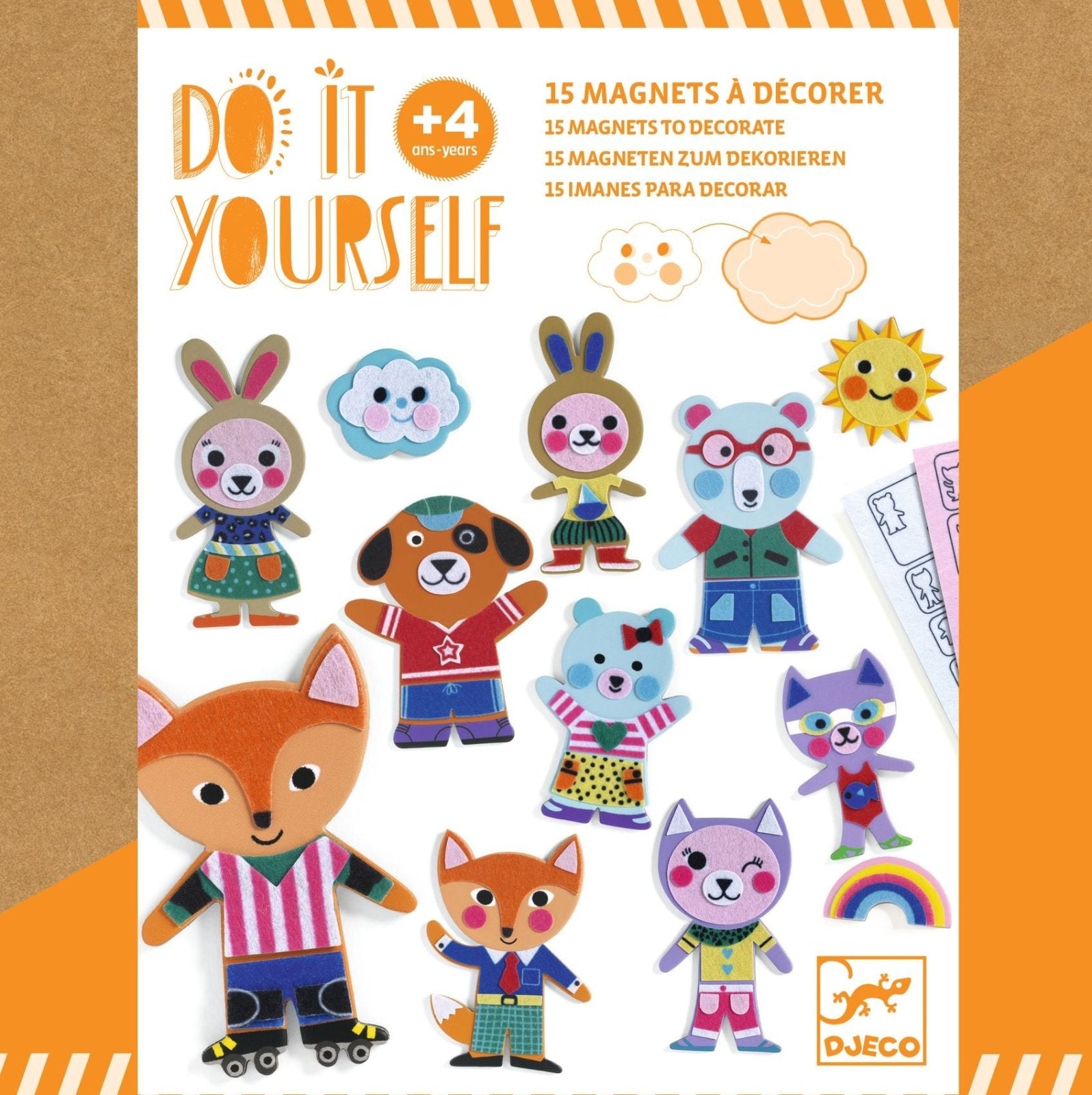 DIY - 15 magnets à décorer - Mousse Café coop de solidarité