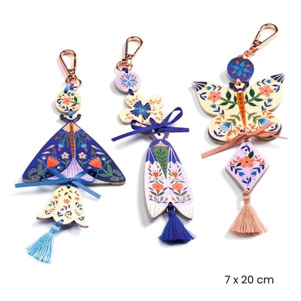 DIY Butterflies - bijoux de sac - Mousse Café coop de solidarité