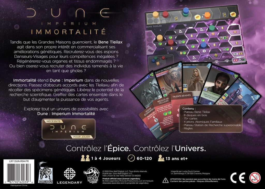 Dune: Imperium – Immortalité (extension) (VF) - Mousse Café coop de solidarité