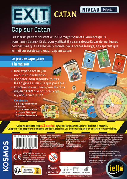 Exit: Cap sur Catan (fr) - Mousse Café coop de solidarité