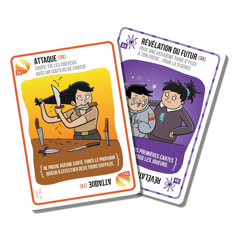 Exploding Kittens - Bien vs Mal (FR) - Mousse Café coop de solidarité