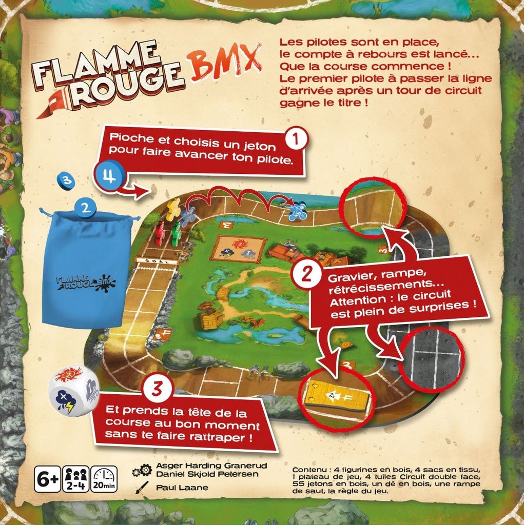 Flamme rouge BMX (Français) - Mousse Café coop de solidarité