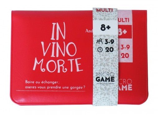 In Vino Morte / microgame (français) - Mousse Café coop de solidarité