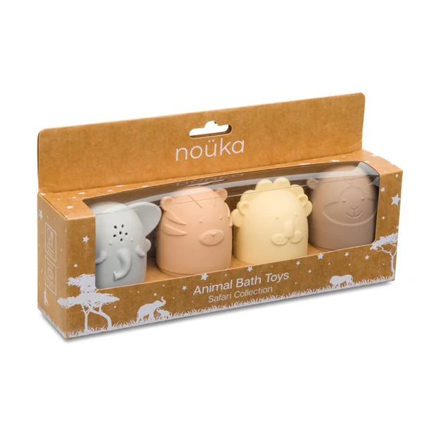 Jouets de bain - collection Safari - Mousse Café coop de solidarité