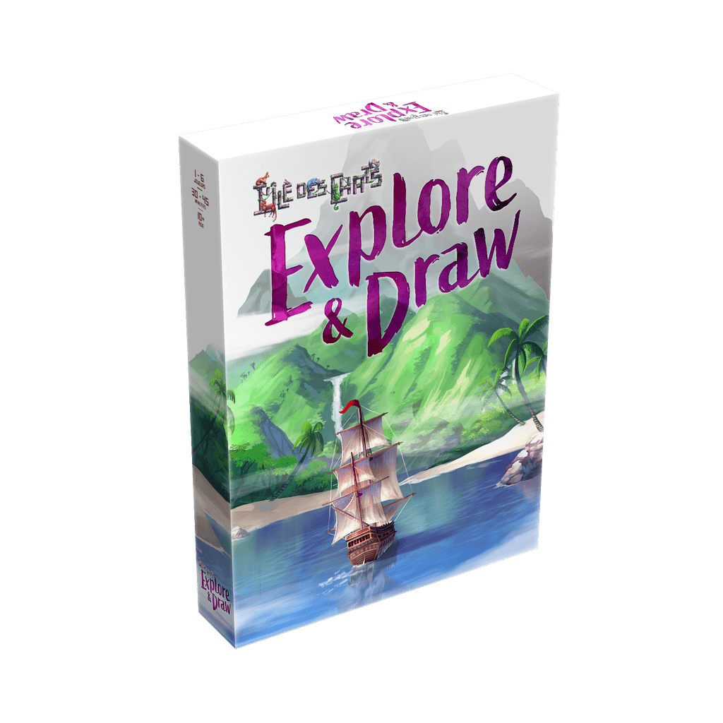 L'Ile des chats - Explore & Draw - FR - Mousse Café coop de solidarité