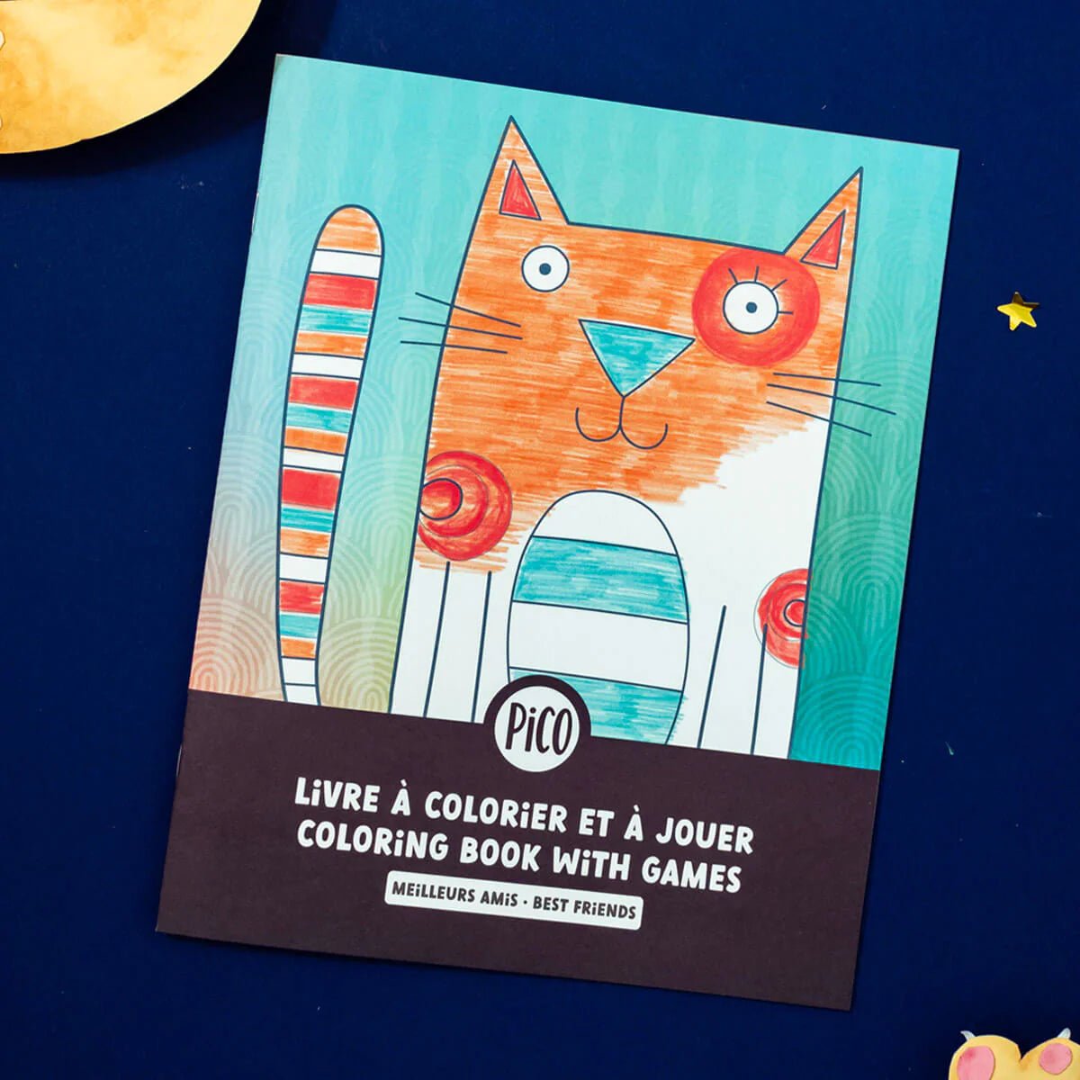 Livre à colorier et à jouer - Meilleurs amis - Mousse Café coop de solidarité