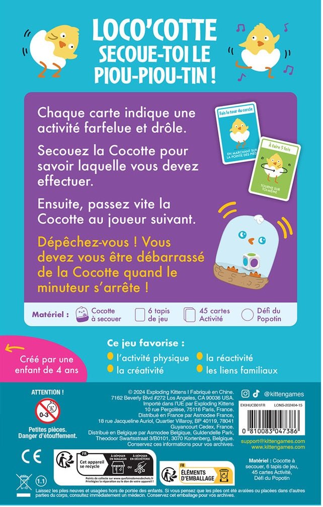 Loco’cotte – Secoue - Toi le Piou - Piou - Tin (VF) - Mousse Café coop de solidarité