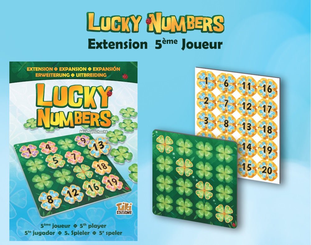 Lucky Numbers – Extension 5ième Joueur (ML) - Mousse Café coop de solidarité