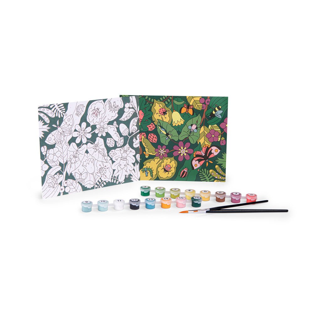 Peinture au numéros - Le Botaniste - Mousse Café coop de solidarité