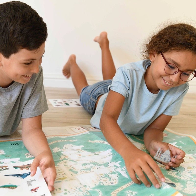 POPPIK - Poster Tour du monde - Mousse Café coop de solidarité