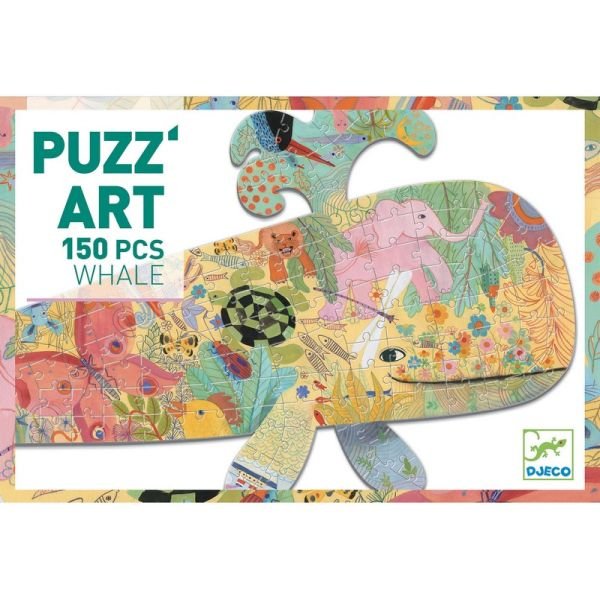 Puzz'art Baleine - 150 pcs - Mousse Café coop de solidarité