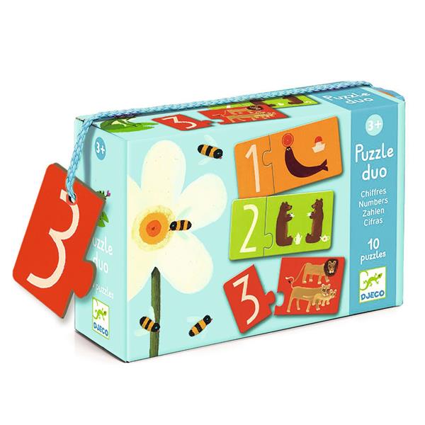 Puzzle duo - chiffres - Mousse Café coop de solidarité
