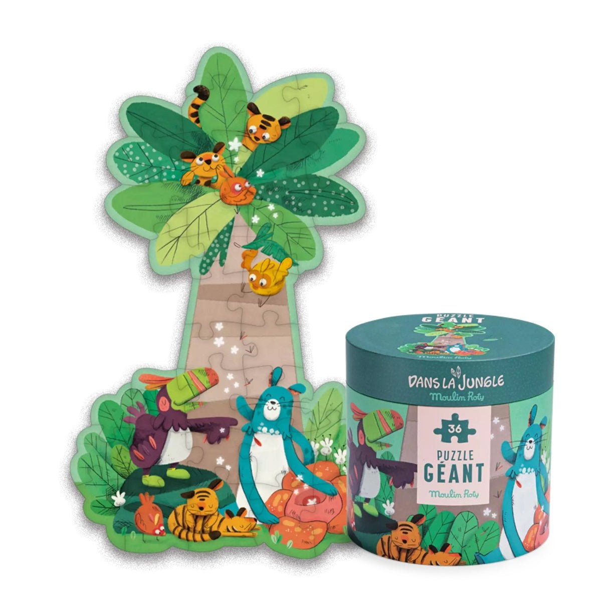 Puzzle géant "Le palmier" - Mousse Café coop de solidarité