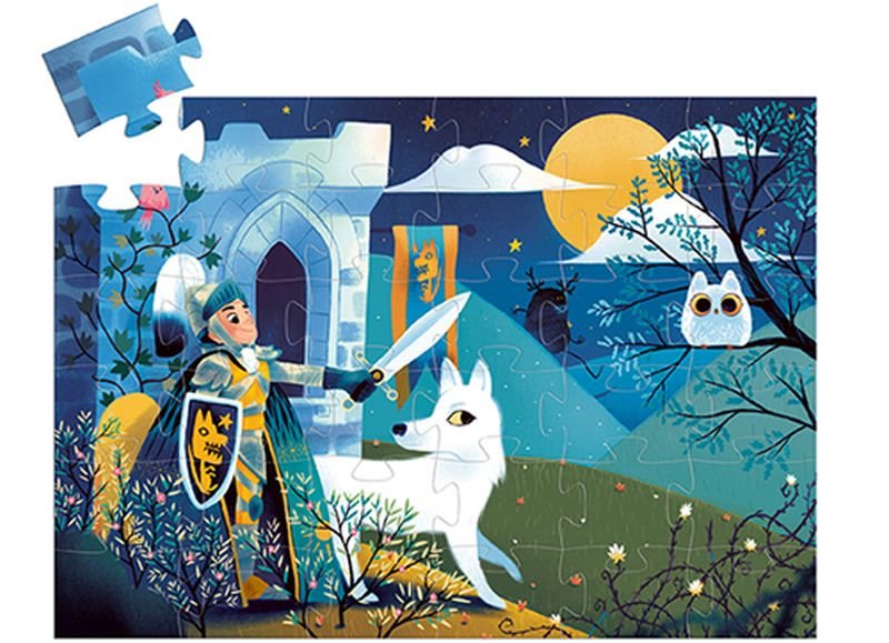 Puzzle Le chevalier de la pleine lune - 36 pièces - Mousse Café coop de solidarité