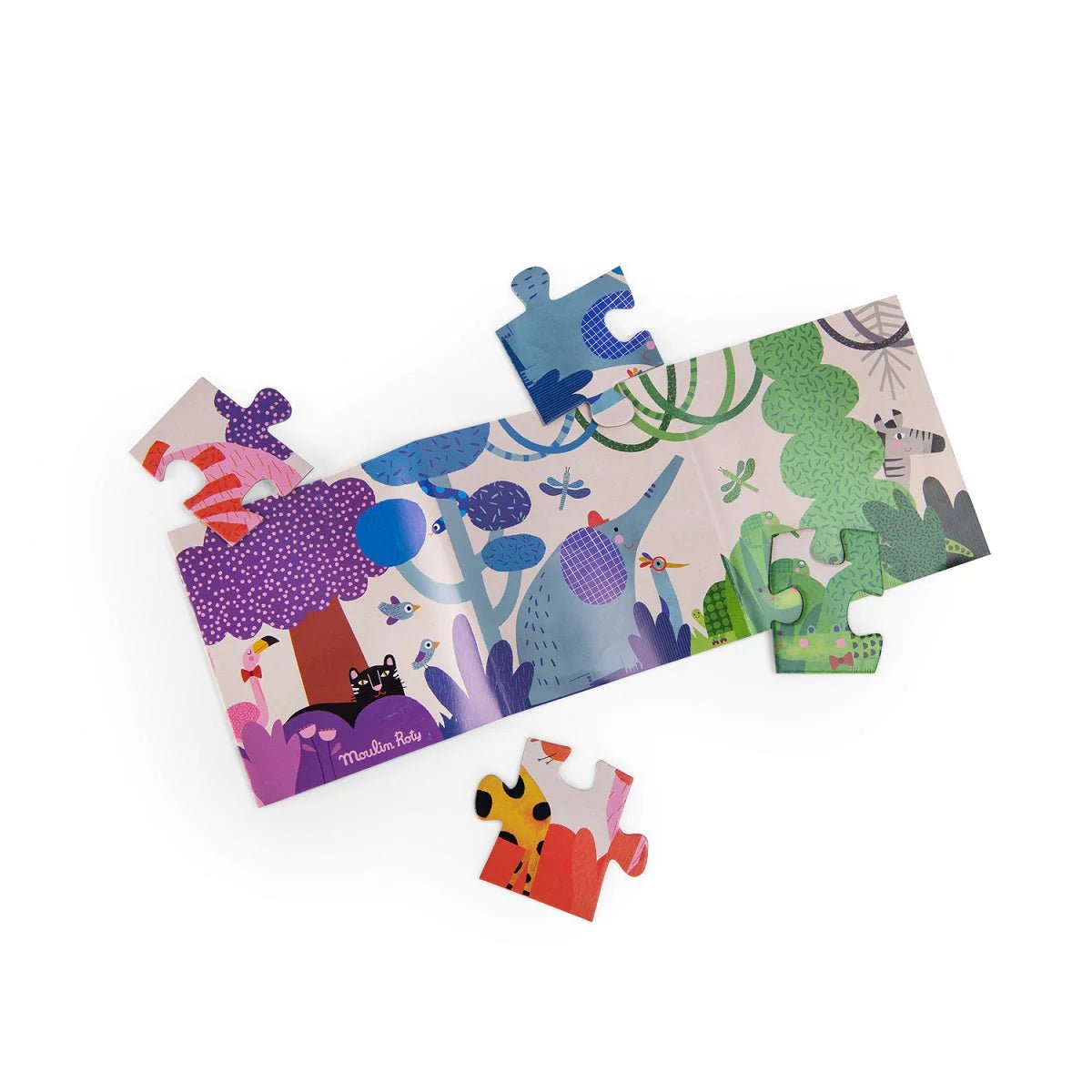 Puzzle « Monde coloré » - Les Toupitis - 24 pièces - Mousse Café coop de solidarité