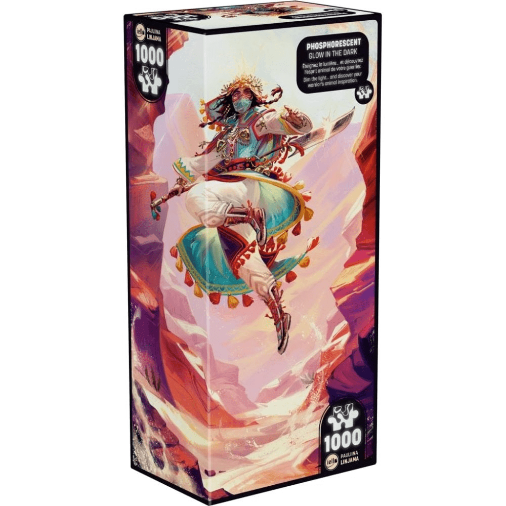 Puzzle Phosphoresent - Desert Spirit - 1000 pièces - Mousse Café coop de solidarité